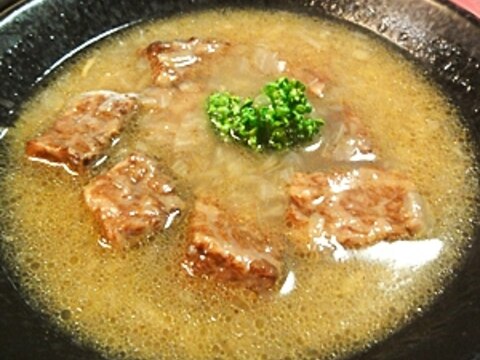 圧力鍋で作る、牛肉シンプルスープ